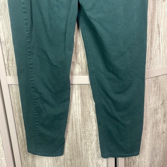 Talbots stretch forest green jeans women's 8 - Picture 7 of 12